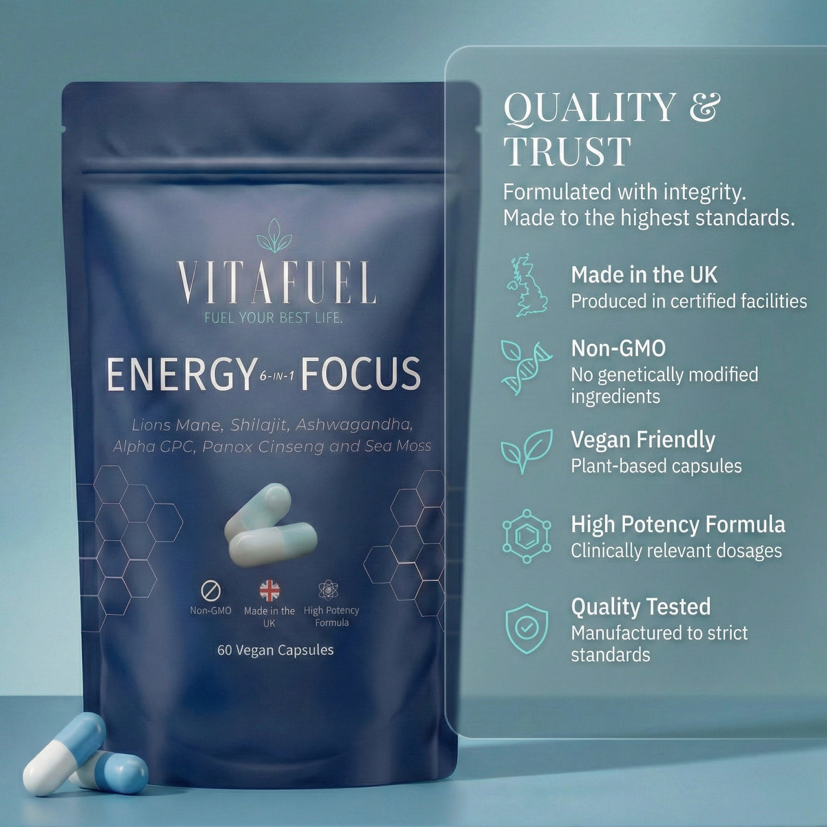 ENERGY & FOCUS (6 in 1) FORMULA